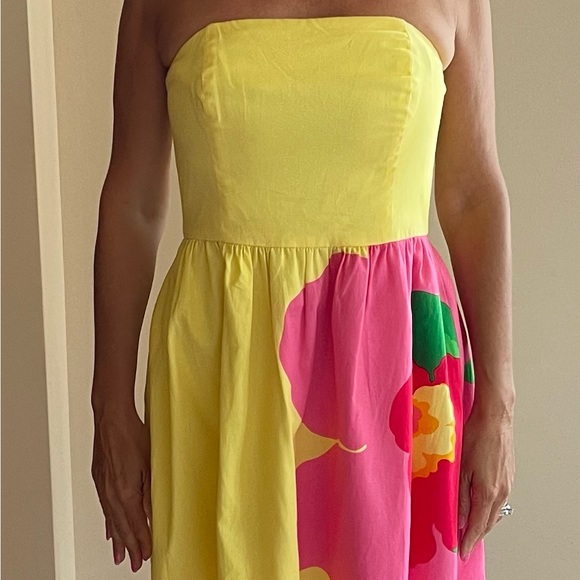 Lily Pulitzer strapless dress - Picture 4 of 6